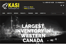 Tablet Screenshot of kasi.ca